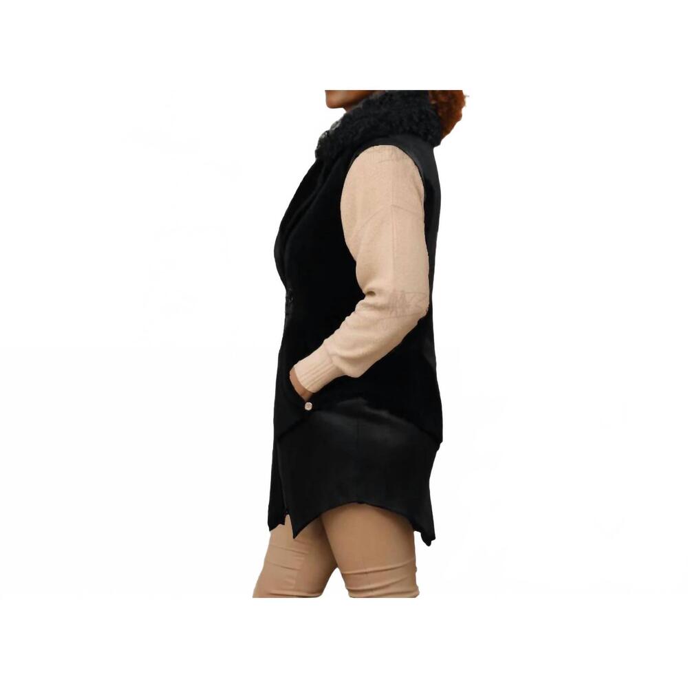 NEW LUSSO BENI galatea coat in black - Picture 3 of 5